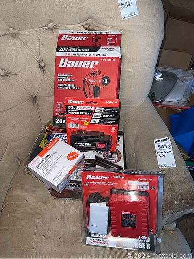 MaxSold Auction: This online auction features yard tools, yard art, garden pots, office supplies, small kitchen appliances, decorative plates, TV, home health aids, fitness gear, desk & chair, printer, power & hand tools, patio furniture, violin, Jim Johnny LE prints, art supplies, wood carvings, jewelry, and much, much, more!!!