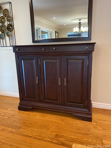 MaxSold Auction: This online auction includes furniture such as Homedics massage chairs, Adirondack chairs, bedframe, bedside drawers, lawn chairs, tables, bench, dresser, cabinet, coffee table, curio cabinet, side server and others, wall art, mirror, power tools, hardware, faux tree, electronics, lamps, rugs, quilts, water cooler, linens, frames, seasonal decor, play mat, Shark steam mop, boars games, sports equipment, blow up canoe, outdoor supplies, Royal Doulton china, glassware, kitchenware and much more!