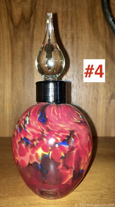 MaxSold Auction: This online auction features art glass, perfume bottles, Wallace sterling silver, vintage Modernist sterling bracelets, pewter wine goblets, art pottery, ginger jars, carved wood mask, Burmese bronze bells, art pottery, antique Persian carpet, antique mantel clock, cranberry glass, Hummels, auction catalogues, Hepplewhite server, and much more!