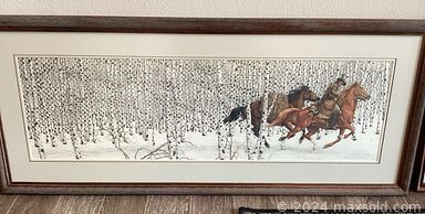 MaxSold Auction: This online auction features Asian coffee table, leather furniture, chrome spheres, small kitchen appliances, original artwork, polished eggs, upright freezer, biking gear, camping gear, snorkeling gear, golf clubs, hand tools, Longaberger baskets, BBQ grill, yard art, area rugs, fitness gear, Sentry safe, office supplies, printer, desk & chair, sewing machine, and much, much, more!!!