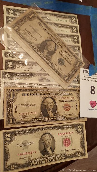 MaxSold Auction: This online auction includes furniture such as a wood desk, vintage chairs, cedar chest, wicker office chair, Hitchcock spindle back chairs, patio set, Adirondack chair, console table, sofa, side table, pine cabinet and others, vintage jewelry, accessories, coins, vases, decor, lamps, kitchenware, small kitchen appliances, walking canes, clothing, pet accessories, comic books, pottery, craft supplies, storage totes, wall art, John Deere canopy, shop vac, hardware, painting supplies, rustic Americana home decor and much more!