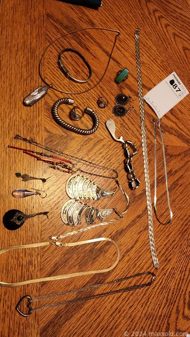 MaxSold Auction: This online auction features silver jewelry, gold jewelry, perfume bottles, watches, costume jewelry, small kitchen appliances, bar stools, sports memorabilia, desk & chair, printer, office supplies, TV, ladders, wood carvings, area rug, patio furniture, rolling tool chest, sports equipment, power & hand tools, garden tools, generator, snowblower, and much more!