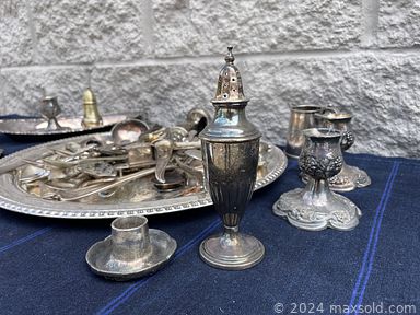 MaxSold Auction: This online auction features signed artwork, MCM side table, antique lamps, sculptures, instruments such as acoustic guitar, Yamaha trumpet, and zither, typewriters, globes, costume jewelry, vintage skateboards and much more!