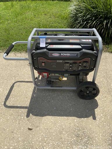 MaxSold Auction: This online auction features furniture such as outdoor chairs, filing cabinets, twin-sized bed frame, Lane chest, children's table and chairs, dining table set, reclining loveseat and more, kitchenware, small kitchen appliances, lawnmower, Christmas decor, power tools, hand tools, floodlights, lawn care supplies, cactus lamp, plastic fuel containers, decor, Simpson generator, linens, wall hangings, office supplies, albums, TV and much more!