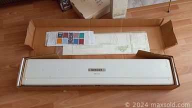 MaxSold Auction: This online auction features teacup/saucer sets, Nippon salt & pepper set, outerwear, hand tools, TV, MCM dresser, tripod walker, sewing machine, small kitchen appliances, office supplies, fabric, knitting machine & accessories, original paintings, collector plates, art pottery, Royal Doulton figurines, Lladro figurine, art glass, antique Wedgwood vase, plant pots, vinyl records and much more!