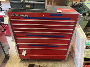 MaxSold Auction: This online auction features furniture such as a metal cabinet, Craftsman tool chests and others, tools such as a Bosch table saw, Husqvarna push mower, Stihl chainsaw, air compressor, Lincoln electric welder, drill, grinder, Grizzly disc sander, Delta miter saw, micrometers, tools, bits, hardware and much more!