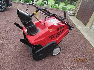 MaxSold Auction: This online auction features a specimen cabinet, jewelry, Tiffany style lamp, Dresden tea cups, antique chair, DVDs, mini fridge, brassware, MCM coasters, lamps, pottery, garden tools, Troy Bilt snowblower, Nikon camera, Royal Copenhagen, Wedgwood, Lenox and other china, sterling silverware and much more!