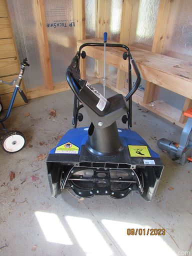 MaxSold Auction: This online auction includes furniture such as a Love Sac chair, dining table, chairs, sectional sofa, Broyhill cabinet, china cabinet, display cabinet, leather chair, dressers, wicker table, oversized chair and others, garden tools, Snow Joe snowthrower, Karcher pressure washer, Zojirushi breadmaker, small appliances, hanging light fixtures, Jiffy steamer, VHS tapes, decor, electronics, Hampton Bay heaters, kitchenware, gold plated flatware, bags, lamps, rugs and much more!