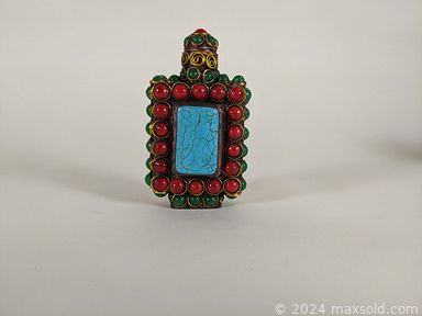 MaxSold Auction: This online auction includes Wedgwood Jasperware vases, ewers, cache pots and others, snuff bottles, stone fetishes, cloisonne vases, cloisonne eggs, dragon cufflinks, enameled teapot, Chinese porcelain plates, bowls, trays and jars, porcelain trinket egg boxes, carved Chinese plaque, trifold Buddha altar piece, Cinnabar items, carved wood display stands and many more!