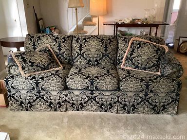 MaxSold Auction: This online auction features items such as clock, Costume Jewelry, Floor Lamps, Drum, Table, Wedgwood, Server, Sofa, Arm Chair, candles, vases, planters, bowls, dry sink, jars, china, Microwave, Sewing Table, Cabinet, Sewing Machine and much more!