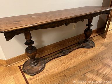 MaxSold Auction: This online auction features sectional sofa, monastery table, lattice-side etagere & bookcase, pet supplies, child’s loft bed, vintage chinoiserie armchair, area rugs, grandfather clock, washing machine, golf clubs, garden art, antique sewing machine, bar stools, toys, small kitchen appliances, blue & white collectibles, wicker outdoor chairs, art pottery, power tools, board games, sewing machine, fabrics and much more!