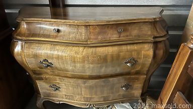 MaxSold Auction: This online auction features Bombay chest, Bauhaus sofa, loveseat & chair, Parkinson’s walker, slate top tables, leather chair, Link Taylor bedroom furniture, buffet servers and much more!