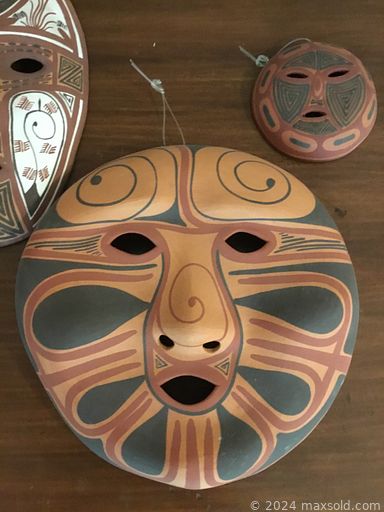 MaxSold Auction: This online auction features art pottery, vintage enamelled bowl, antique drawer pulls, Evesham, child’s tea set, wood carvings, nesting dolls, antique horse brass, stamps, wall masks, and more!