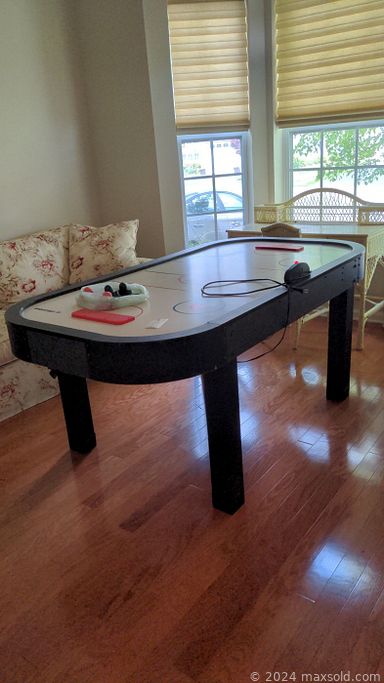 MaxSold Auction: This online auction features furniture such as an accent chair, sewing table, vintage chairs, Rway dresser, armchairs, sewing cabinet, coffee table, rocking chair, rolling basket, side table, couch, Sports Craft Air hockey table and others, books, records, electronics, kitchenware, small kitchen appliances, jewelry kit, linens, tins, lamps, wall art, picture frames, drum set, flooring, planters and much more!