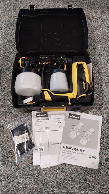 MaxSold Auction: This online auction features small kitchen appliances, pocket watch, TVs, home electronics, guitars, oil lamps, car parts, pet products, riding gear, remote control vehicle, vintage lighters, vacuums, home theater system, vinyl records, printer, office supplies, desk & chair, exercise equipment, camping gear, power & hand tools, air compressors, generator, vehicle batteries, rolling tool chest, fishing gear, sewing machine, and much, much, more!!!