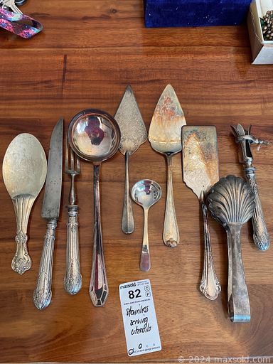 MaxSold Auction: This online auction features signed wall art, handmade wool rugs, carpentry tools, furniture such as bar stools, utility shelving, media center bookcase, armchairs, antique oak cabinet and loveseats, formalwear, home decor, DVDs, vinyl records and much more!