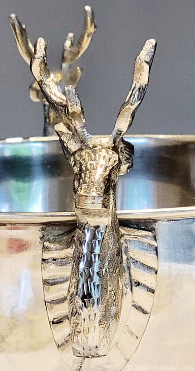 MaxSold Auction: This online auction features Ornate golden tone decorative, Jukebox style CD player, crystal wine glasses, signed art glass piece, ice bucket, wall candles holder, art glass flowers, collectible bottles, Martini glasses, kids items, karaoke, Vintage Wedgewood plates, hand painted decanters, Vintage Amethyst candy dish, Limoges platter,  beer steins, Vintage Ansley - Royal Albert - RS Prussia - Nippon and Paragon tea cup and saucers, artwork, games, hand painted charger plates, ceramic canisters, ceramic figurine, curtains, pillow cases, serving dishes, hand painted bowls, crystal glassware, scales of justice, brass items, coffee mugs, storage bins, garment rack, Vintage J&K Meakin items, Vintage framed print - signed, Vintage hats, Tiffany style lamp, Vintage Murano glassware, Vintage Bohemia vase, Royal Doulton-fine china and much more!