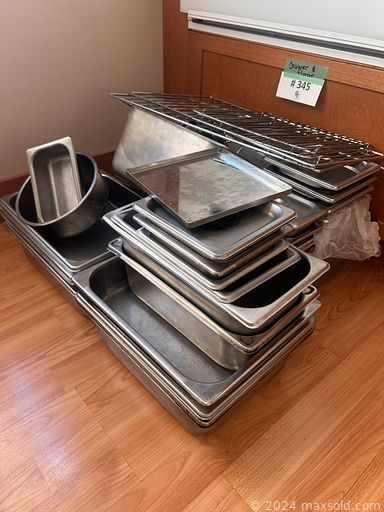 MaxSold Auction: This online auction includes BBQ gazebo, patio tables, dining table set, cabinets, MCM dressers, floral sofa, chairs, china cabinets and other furniture, clothing, accessories, Frigidaire freezer, kitchenware, small kitchen appliances, decor, seasonal decor,  lamps, wall art, tools, hardware, bar glassware, china, camping supplies, cleaning supplies, office supplies, travel bags and many more!