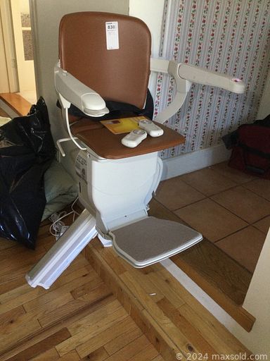 MaxSold Auction: This online auction features stair lift, dining room table & chairs, TVs, power lift chair, floor lamp, studio pottery, Dyson vacuum, sofa bed, sewing machine, rattan swivel rocker, LaZboy recliners, cameras, vinyl records, power beds, vintage books, small kitchen appliances, patio furniture, yard tools, costume jewelry, children’s books, power & hand tools, skis, snowblower, and much more!