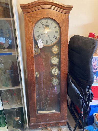 MaxSold Auction: This online auction features furniture such as cabinets, bookcases, chairs, file drawers, work tables, desk, china cabinet, Eames MCM chair, pottery, decor, kitchenware, small kitchen appliances, Walt Whitman books and other collectibles, display cases, grandfather clock, perfume bottles, yard supplies and tools, books, bedding, vinyl records, accessories, vintage toys, wood, wall art, adding machines, science model, toiletries, electronics, small household appliances, lamps, sports cards, Pfaltzgraff, Noritake and other china, religious art, GE refrigerator, insulators, crocks, sporting goods, vintage surveying equipment, vintage colored glassware, anvil, carving tools, Santa collection, Christmas decor, baskets, plumbing supplies, antique tins, Hess trucks, vintage Star Wars, luggage and much more!