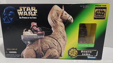 MaxSold Auction: This online auction features vintage sewing machine, toys, sports trading cards, collectible plates, matchbook collection, vintage tins, vintage toys, cookie jars, steins, teacup/saucer sets, thimble collection, stone decorative mask, Star Wars collectibles, PEZ collectibles, golf clubs, vinyl records, comics, vintage model kits, banknotes, fishing gear, coins, stamps, vintage tools, vintage magazines, karaoke machine, and much, much, more!!