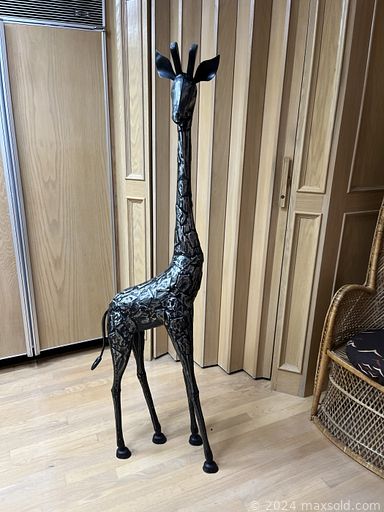 MaxSold Auction: This online auction features NIB die cast collectible vehicles, DVDs, costume jewelry, cameras, calligraphy kit, sewing machine, printers, sofa bed, office supplies, car memorabilia, power & hand tools, hardware, garden tools, bike, art pottery, fishing rods, teak furniture, vintage Frankoma pottery, Belleek, vintage Japanese teapot, soapstone carvings, art glass, giraffe collection, rattan Peacock chair, exercise equipment, vinyl records, stereo components, video game console, desks, teacup/saucer sets, cookie jar, toys, stained glass piece, beauty products, small kitchen appliances, cedar trunk, games, vintage beer keg, and much, much, more!!!