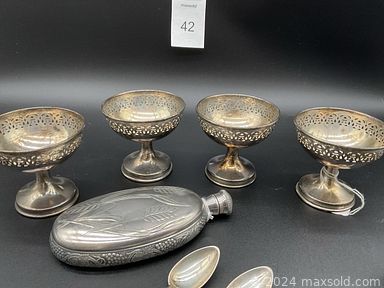 MaxSold Auction: This online auction features Limoges tea set, art glass, Royal Doulton figurine Goebel figurines, Fiestaware, tortoise glass, Fenton glass, Amberine glass, Depression glass, cookie jar, milk glass, S & P shakers, Carnival glass, trivet tiles, German plate collection, Royal Copenhagen plates, vintage children’s books, pressure washer, art pottery, collectible dolls, vintage ladies hats, perfume bottles, and much, much, more!!!