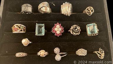 MaxSold Auction: This online auction features furniture such as a La-Z-Boy sofa, recliner, patio set, mirrored dresser, brass headboard, armchair, bedframe, lighted display cabinet, Kindel china cabinet, buffet and others, wool rugs, cleaning supplies, Radio Flyer wagon, china, kitchenware, clothing, Sango Fairbanks dish set, lamps, MCM C. Jere brass wall art, jewelry, bath accessories, clothing, linens, sewing supplies, home hardware and much more!