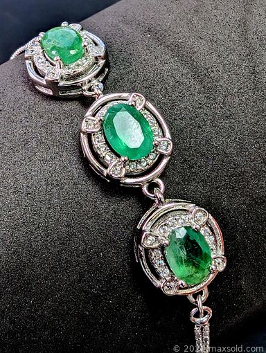 MaxSold Auction: This online auction includes jewelry such as 10k lab grown diamond rings, 14k lab grown diamond earrings, sterling silver pendants, tanzanite earrings, emerald bracelet, loose stones such as topaz, emerald, and more!n