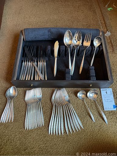 MaxSold Auction: This online auction includes furniture such as a La-Z-Boy rocker recliner, patio set, computer desk, filing cabinet, bench, chairs, table, bookshelf, wicker chair, vintage desk, leather recliner, coffee table, shelving units, tools, hardware, Singer sewing machine, sewing notions, wall art, dolls, stuffed animals, toys, puzzles, mirror, light fixtures, carved figures, office supplies, electronics, Body Solid Gym, kitchenware, small kitchen appliances, shoes, clothing, luggage, accessories, seasonal decor, linens, sterling silver, pottery, books, CDs, art exhibit cards, home health aids and many more!