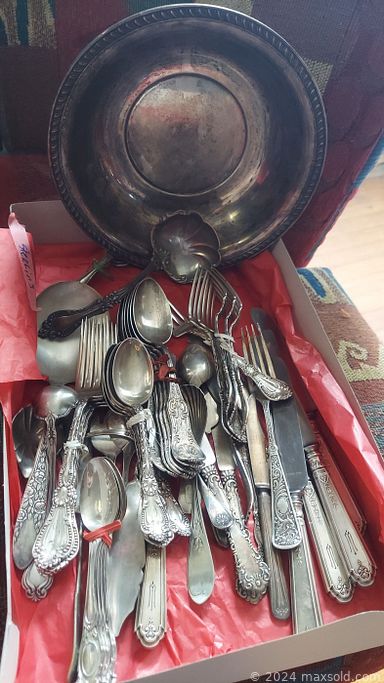 MaxSold Auction: This online auction features jewelry armoires, chair lift, hanging table/lamp, room divider, area rugs, vinyl records, vintage sconces, tea sets, office supplies, antique trade cards, art glass, upright freezer,  small kitchen appliances, vintage fabric, mini fridge, sewing machine cabinet, guitar, antique furniture, cedar chest, washer, power & hand tools, antique store signs, yard tools, refrigerator, vintage jewelry, and much more!!