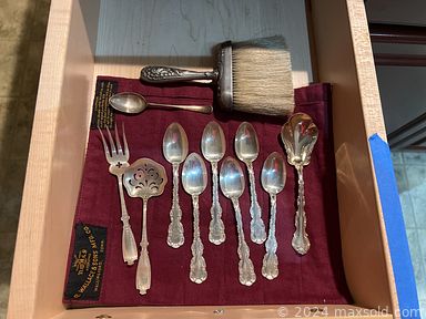 MaxSold Auction: This online auction includes sterling silver, collectibles such as Waterford, Lenox, Goebel and Swarovski, furniture such as cherry dining chairs, cherry dining table, side tables, Ethan Allen sectional, media center and antique washstand, small kitchen appliances, Stiffel lamps, framed art, Harmon golf GPS, Weber grill, 45” Sony TV, garden tools, and much more!