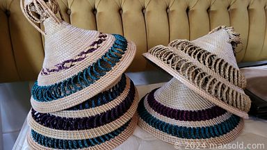 MaxSold Auction: This online auction features bistro set, fabric, telescopes, South Africa straw hats, antique dresser, portable AC units, fans, small kitchen appliances, vintage Pyrex, vintage ashtrays, wood masks, wood carvings, TV, hide drums, vintage perfume bottles, teacup/saucer sets, vintage loveseat, printer, bike, comics, yard tools, refrigerator/freezer, and much, much, more!!!