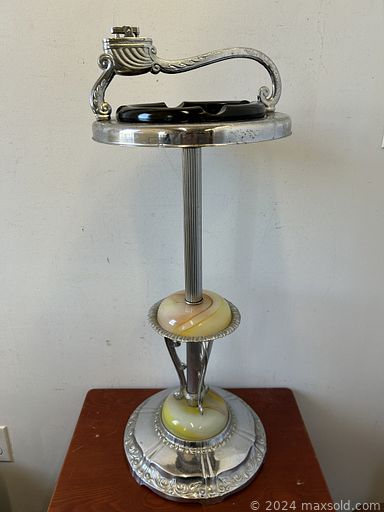 MaxSold Auction: This online auction features C A Hendy paintings, Art Deco ashtray stand, stained glass window, art pottery, uranium glass, art glass, Beth Southcott painting, stained glass lamp, vintage puppets, L.Sabatier etching, junior bagpipes, Art Deco silhouette, milk glass shades, wood carvings, Indigenous art, and much, much, more!!!