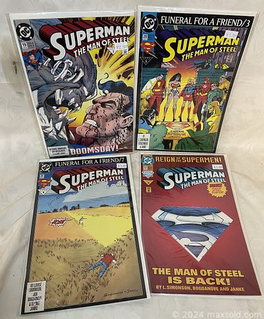 MaxSold Auction: This online auction features NOS items such as gurgle jug, banks, hair accessories, vintage miniature porcelain plates, Hummel, vintage clown masks, bells, holiday craft kits, Snowbabies, Bo Borgstrom mushrooms, socks, and comics, coins, Lenox holiday assortment, toy vehicles, craft jewelry, toddler toys, sports collectibles, Fenton glass, art glass, vintage barware, vintage Wedgwood, Patrician china dishes and much more!