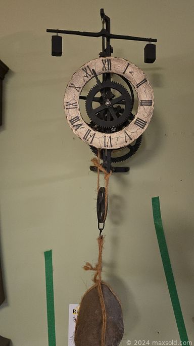 MaxSold Auction: This online auction features antique watches, watch faces, pocket watches, coins, dog figurines, clock collection, Indigenous art, glass domes, cuckoo clocks, Granddaughter clock, puzzles, TV, soapstone carvings, frog figurines, Nu Elck Syn Sin wall clocks, watch stands, massage chair, clock parts, gaming chair, camping gear, power tool, and much more!!