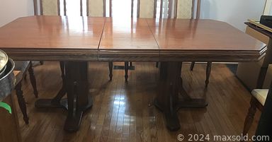 MaxSold Auction: This online auction includes furniture such as a coffee table, shelving units, salon chair, office chair and other chairs, dining table set, massage table, armoire, bedframe, dresser, nightstands, plastic chairs, loveseat, end tables and others, wall art, seasonal decor, kitchenware, small kitchen appliances, Quartz regulator clock, Grillmate grill, Craftsman lawnmower, yard tools, painting supplies, baskets, home health aids, linens, exercise equipment, board games, hair salon items and much more!