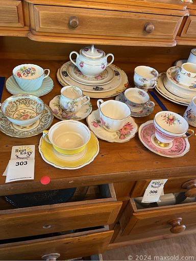 MaxSold Auction: This online auction features MCM table & chairs, teacup/saucer sets, Bunnykins, vintage sideboard, Inuit art, Hummels, cameras, binoculars, fitness gear, toys, puzzles, games, office supplies, stamps, costume jewelry, milk glass, guitar, banjo, trumpet, sewing machine, lawnmower, and much, much, more!!!