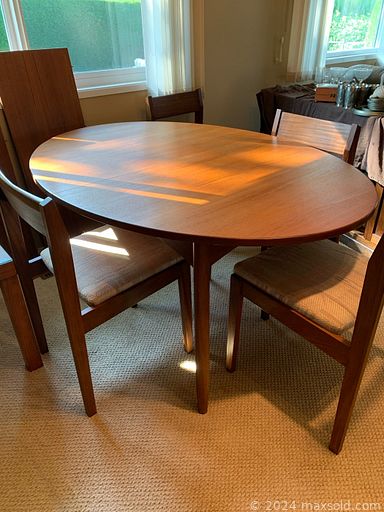 MaxSold Auction: This online auction features teak dining table & chairs, Hummel figurines, handcrafted birds, teacup/saucer sets, small kitchen appliances, area rugs, BMP, sewing machine, hope chest, TV, golf clubs, bike, patio furniture, yard tools, camping gear, power & hand tools, and much, much, more!!!