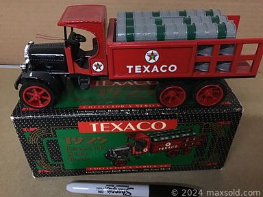 MaxSold Auction: This online auction features magazines, non-sports trading cards, Birks military spoon, Harley Davidson set, comics, wooden buddha, jewelry box, dolls, crock jug, diecast vehicles, Plano storage cases, Royal Worchester porcelain container, thermos, art prints, plush dolls, framed puzzles, newspaper clippings, rough-rider tickets, Wade tea figurines, thermos, collector spoons, football uncut cards, posters, computer keyboards,  butter churn, LPs, X-box games, Marvel/DC booster boxes and much more.