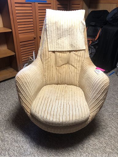 MaxSold Auction: This online auction includes furniture such as shelving units, cabinets, dressers, chairs, stools, dining room table set, Lane trunk, wardrobe, Thayer Coglan chair, Jet Hockey table, desk, office chair, Bernhardt sofa and others, kitchenware, small kitchen appliances, linens, power tools, hardware, yard tools, sewing notions, Lenox, Limoges and other figurines, wall art, CDs, Bose speakers and other electronics, vintage MCM coffee carafe set, costume jewelry, pottery, rugs, cleaning  tools, silverplate, home health aids. Luggage, fishing poles, games and many more!