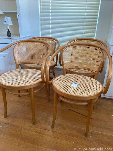 MaxSold Auction: This online auction features furniture such as a wicker vanity set, chairs, dressers, bookcase, shelving units, dining table, Dixie hutch and more, yard tools, hardware, cleaning supplies, kitchenware, small kitchen appliances, vintage toys, Franciscan dishware, linens, books, lamps, Sony TV, piano, step stools, electronics, decor, typewriter, office supplies, trinket boxes, jewelry, Kenmore freezer, baskets, figurines, bath items, BBQ grill, vintage camera and much more!