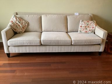 MaxSold Auction: This online auction features jewelry, artwork, furniture, lamps, collectibles, small kitchen appliances, cameras, stemware, phones, Cuisinart, Asian motif side table, paper shredder, books, mugs, Wedgewood \"Rosedale\" plates, BBq grill, sheets and pillowcases, beddings, suitcases, CDs, DVDs, VHS, towels, Yamaha acoustic guitar, baby stroller, footwear, vintage stone chess set, bags weights, trikes, bicycle, vacuum, gardening tools, tools and much more!