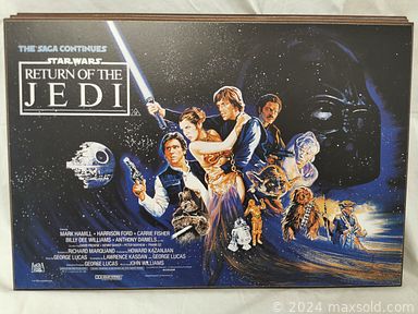 MaxSold Auction: This Charity/Fundraising online auction features kids\' boots, men’s shoes, Star Wars collectibles, binoculars, miniature tea accessories, vintage Wade mug, jewelry, Sherry Loehr artwork, vinyl records and much more!