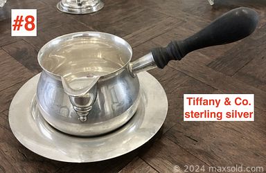 MaxSold Auction: This online auction features Sterling silver items, cream and sugar, sterling silver serving dishes, Steak knives, flatware, Lladro figurine, antique Victorian pitcher, area rugs, LOUIS XV style armchair, sconces, oak buffet, Mexican pewter items, various pattern serving plate, glassware, ottoman, armoire and much more!
