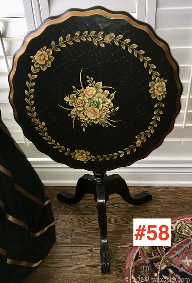 MaxSold Auction: This online auction features Harry Guttman seriolithography, Louis XVI style furniture, Persian carpet, art pottery, Asian room divider, antique silver plate, vintage figural lamp, Imari vase, studio pottery, Raku pottery, vintage perfume bottles, art glass, jewelry/music box table,  stoneware jardiniere, cloisonne eggs, TV, printer, vintage teapots, ‘Blue Onion’ dishware, small kitchen appliances, costume jewelry, watches, vintage pens and much more!