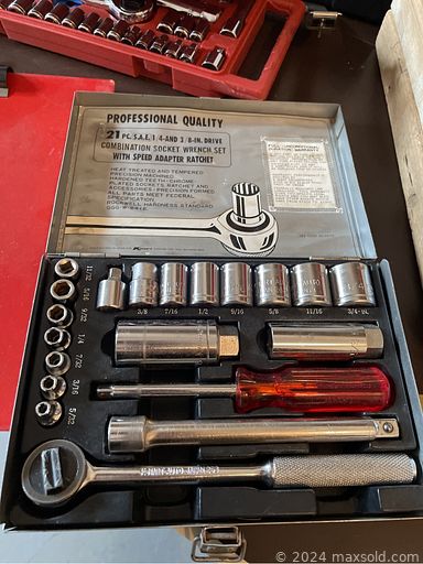 MaxSold Auction: This online auction features electric organ, uranium glass, depression glass, small kitchen appliances, reclining sofa, Coca-Cola collectibles, stereo components, Mickey Mouse collectibles, corner desks, collectible dolls, cedar lined trunk, mobile bar & stools, hand tools, garden tools, garden art, teak table, and much, much, more!!