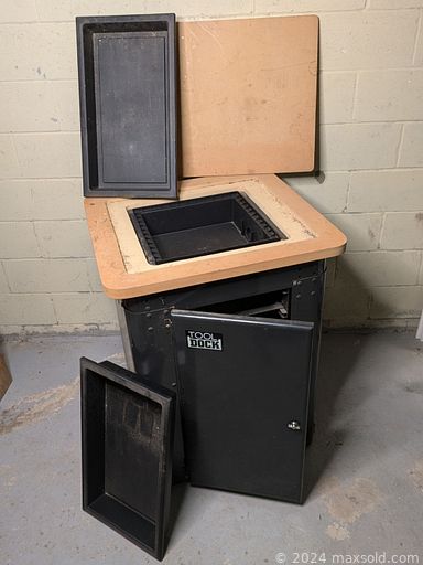 MaxSold Auction: This online auction includes tools, hardware, small kitchen appliances, mirror, tables, door fronts, throw pillow, linens, wood, table legs, caster wheels, wood pellet fuel, electrical supplies, Bentwood rocking chair, cassettes, vinyl records, cables, ladders and much more!