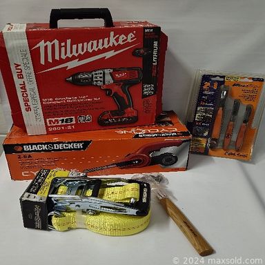 MaxSold Auction: This online auction features power tools, Royal Doulton figurines, games, karaoke, video games, RC vehicles, small kitchen appliances, Precious Moments, beauty appliances,  crystal glassware, art glass, bike, Lladro figurines, decanters, beer steins, NIB Hallmark ornaments, home security camera, and much, much, more!!!