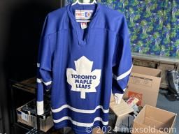 MaxSold Auction: This online auction features stand alone bar, dining table & chairs, glass floor lamp, desk & chair, TVs, sleigh bed, four poster bed, electric fireplace, refrigerator, collector plates, decanter set, small kitchen appliances, jerseys, craft supplies, games, fitness gear, bar stools, privacy screens, and more!